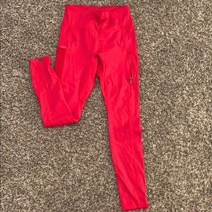 Fabletics red leggings